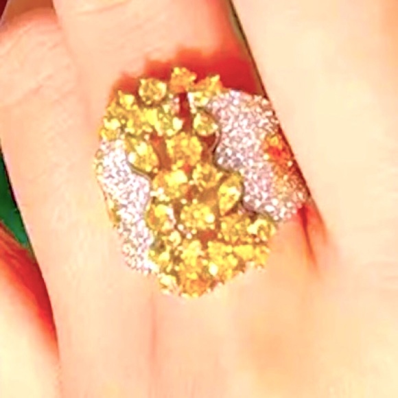 ✨✨Citrine Bouquet Ring✨Adjustable✨✨ - Picture 4 of 5